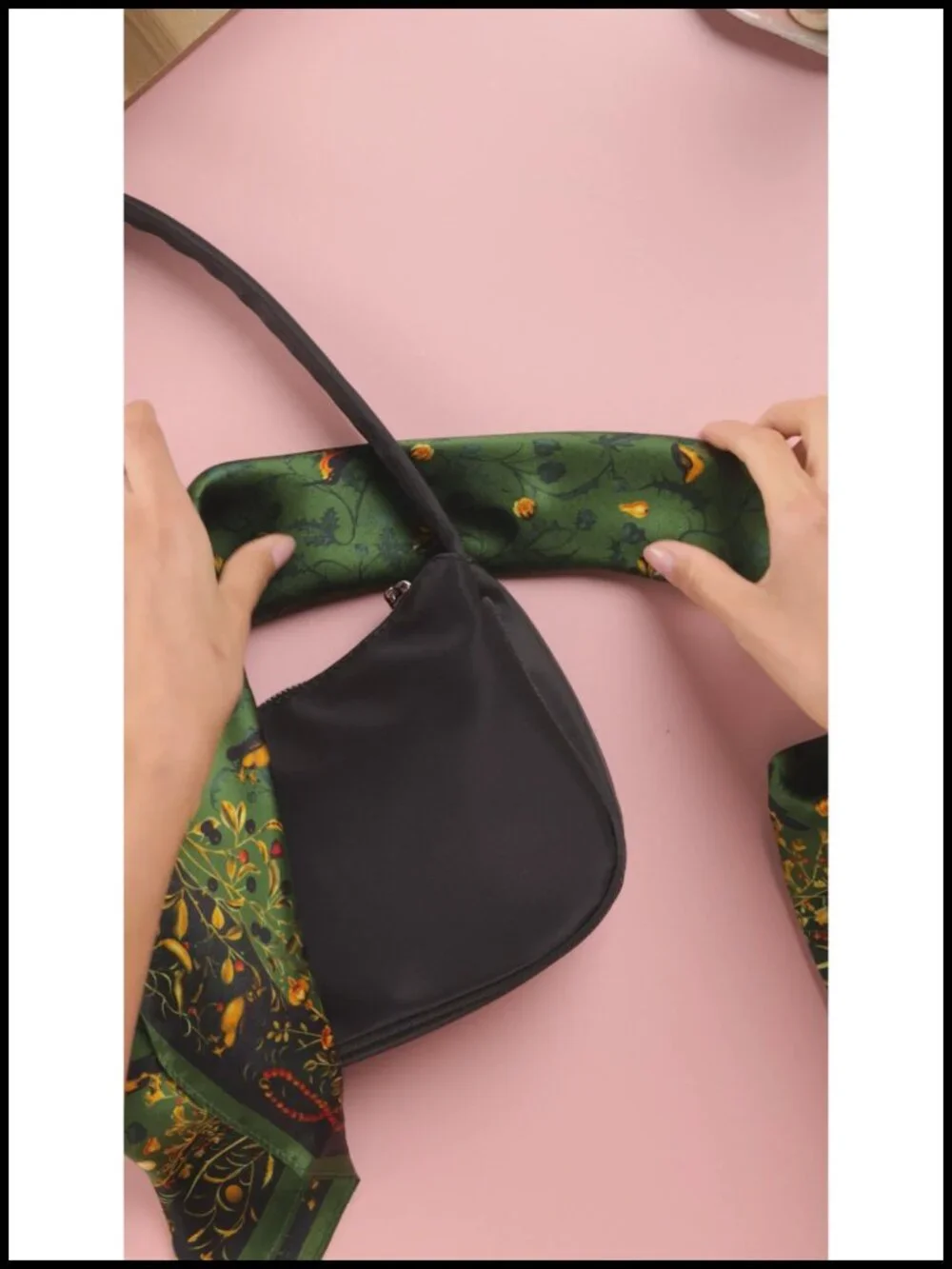 100% Silk Square Scarf 25.6
